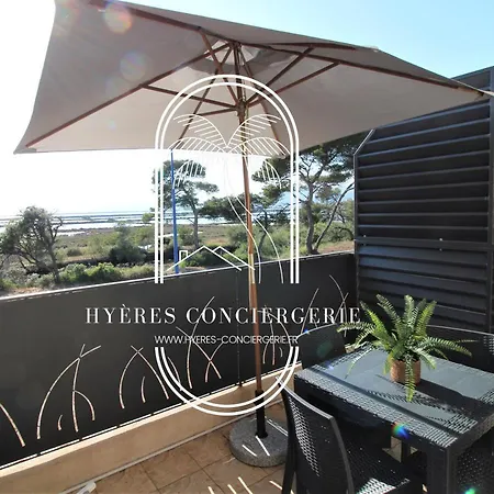 Hyères-plage-t2 Neuf 1 Er-clim- La Capte Vue Route Et Marais Appartement